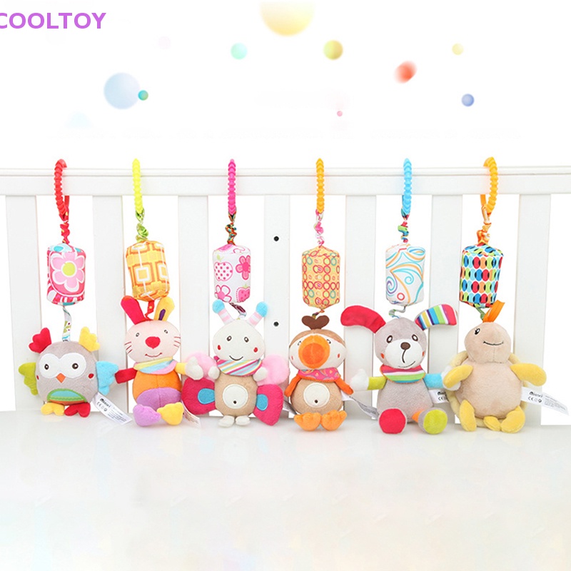 Cooltoy Đồ Chơi Treo Xe Đẩy Em Bé Hình Thú Hoạt Hình Nhồi Bông Chất Lượng
