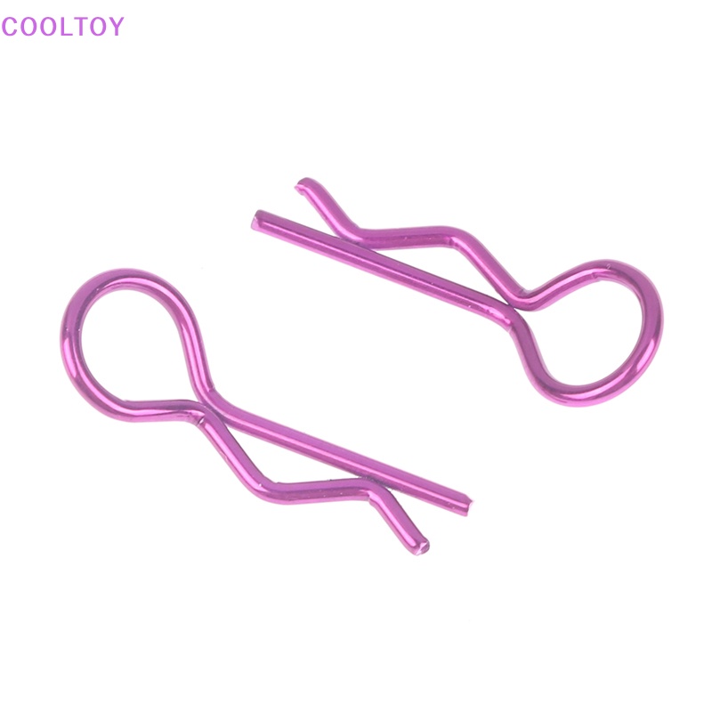 Set 10 Kẹp Kim Loại Cho Xe Đồ Chơi SCX10 Wraith TRX4 TRX6 HSP