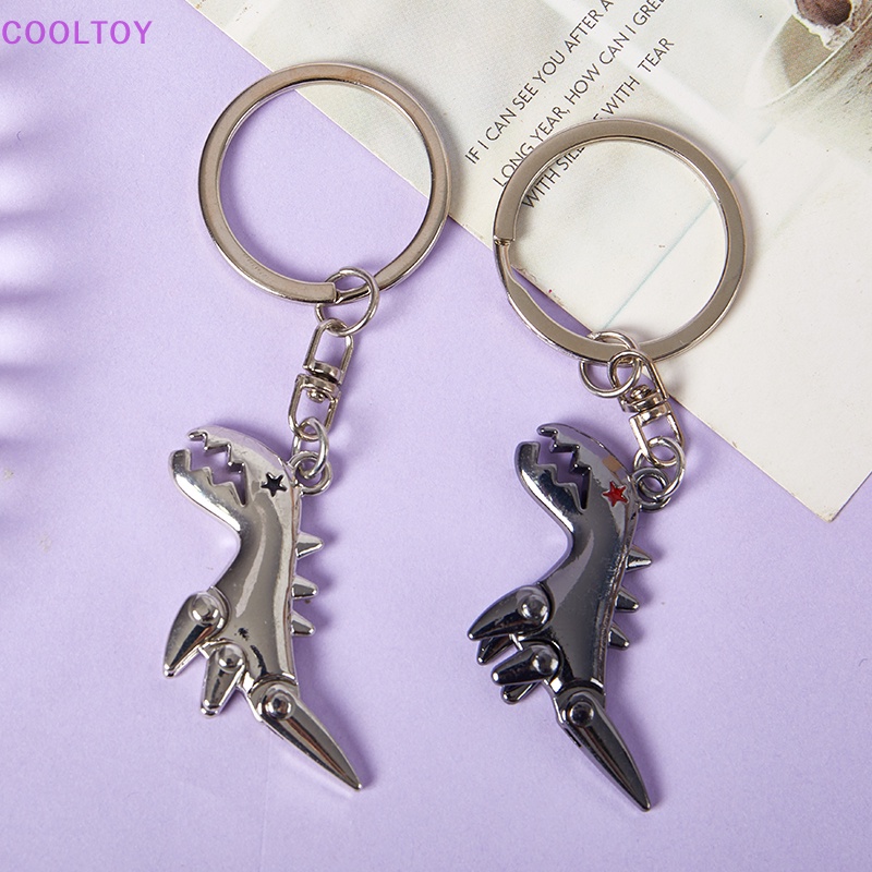 Móc Khóa Kim Loại Hình Khủng Long 3D Sáng Tạo