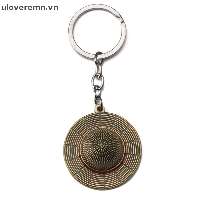 Uloveremn Móc Khóa Hợp Kim Hình Nón Rơm Hóa Trang Anime Unisex