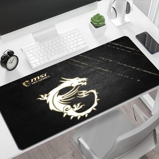 Msi Miếng Lót Chuột Lớn Game Thủ Cao Su Chống Trơn Trượt Phụ Kiện Chơi Game Mousepad Bàn Phím Laptop Máy Tính Tốc Độ Chuột Chuột Bàn Chơi Thảm