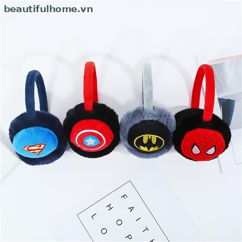 Bông Chụp Tai Giữ Ấm Chống Lạnh Dày Dặn Dễ Thương Cho Bé