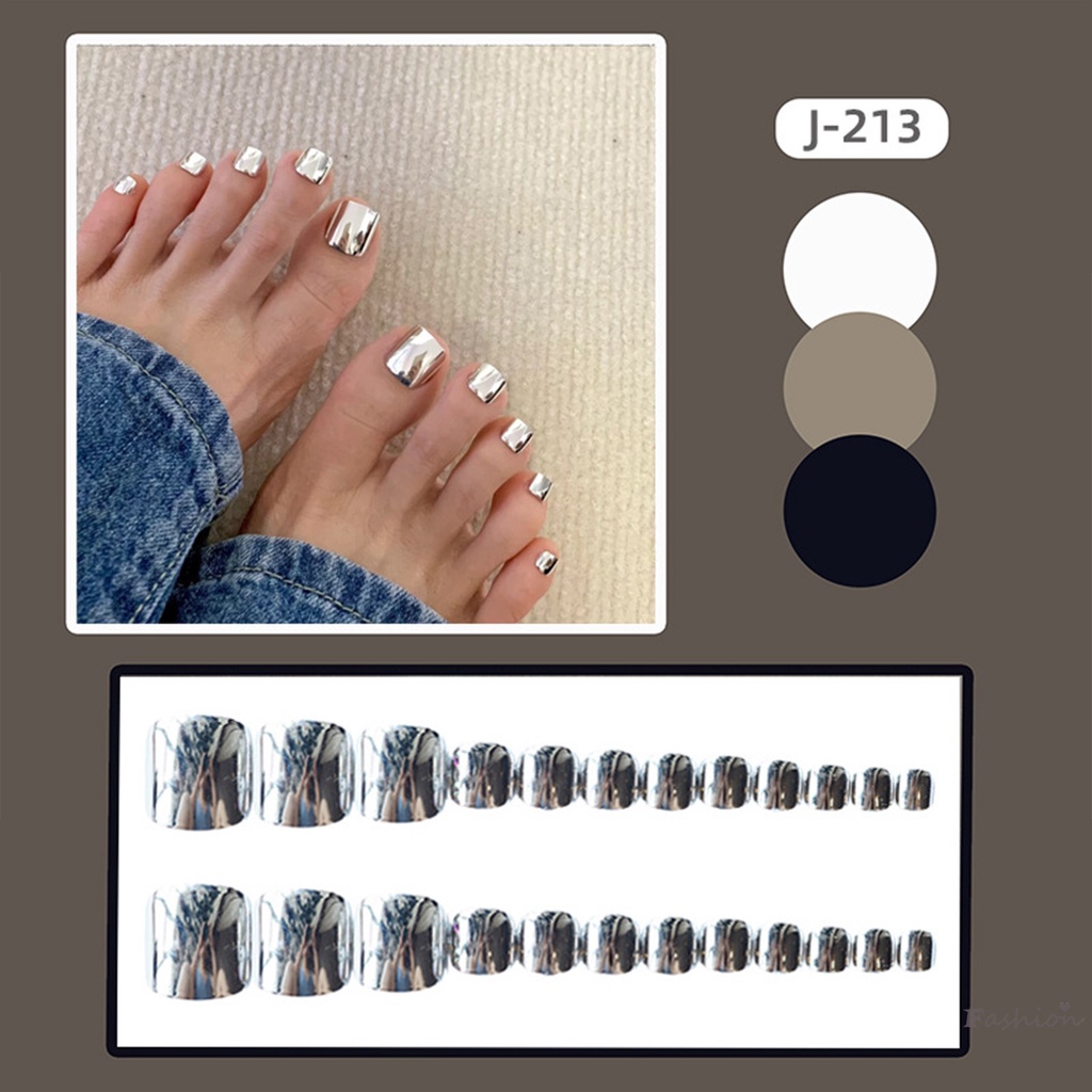 Móng Chân Giả Mượt Mà Không Gel / Tia UV Dễ Sử Dụng