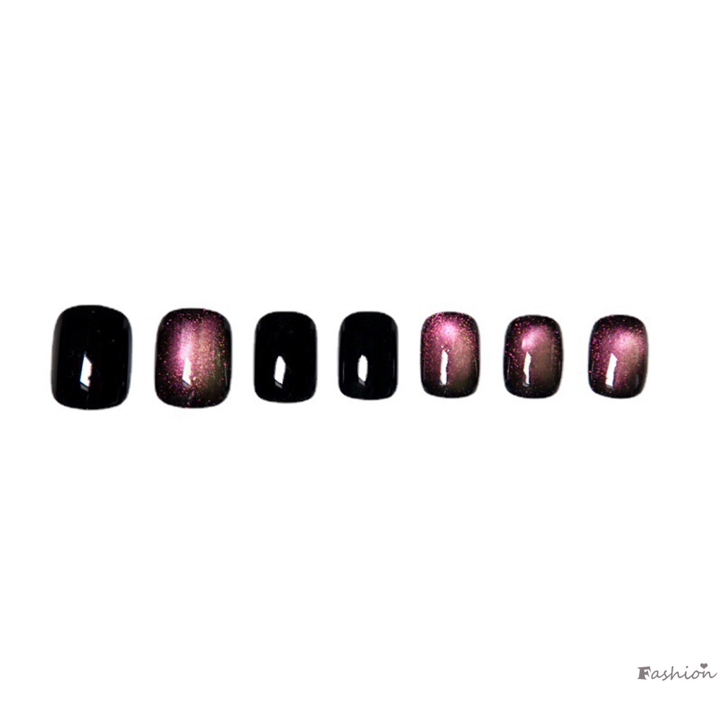 Móng Tay Mắt Mèo Màu Đen Bóng Nhẹ Nhàng Không Độc Hại Và Nhẹ Nhàng