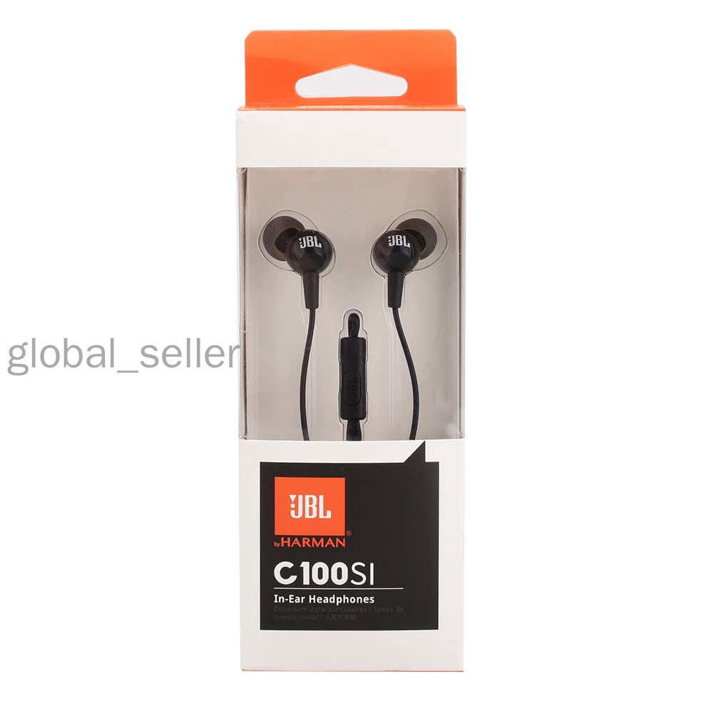 Tai Nghe NhéT Tai Jbl C100Si 3.5mm Có Dây VớI Mic ChấT LượNg Cao