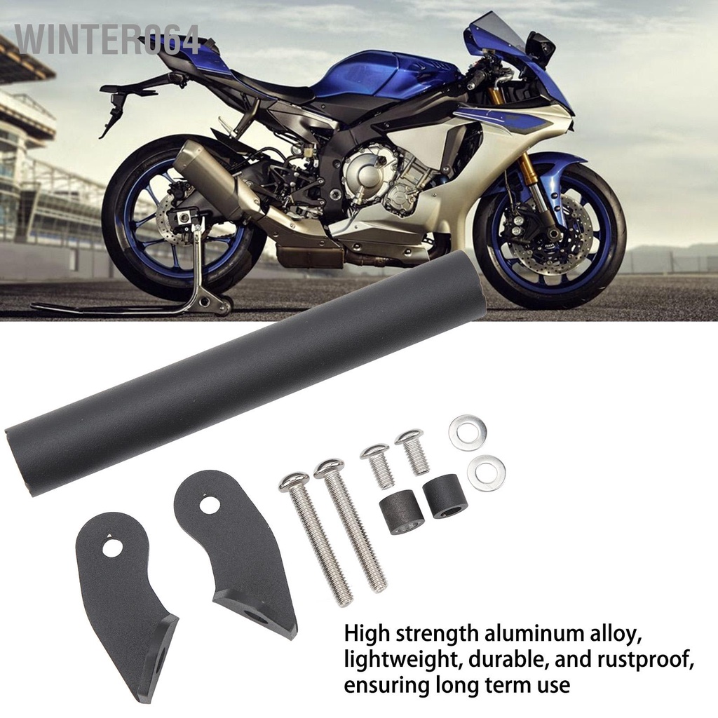Winter064 Giá đỡ điều hướng điện thoại xe máy Hợp kim nhôm GPS tiện lợi cho YZF‑R1 YZF‑R1M