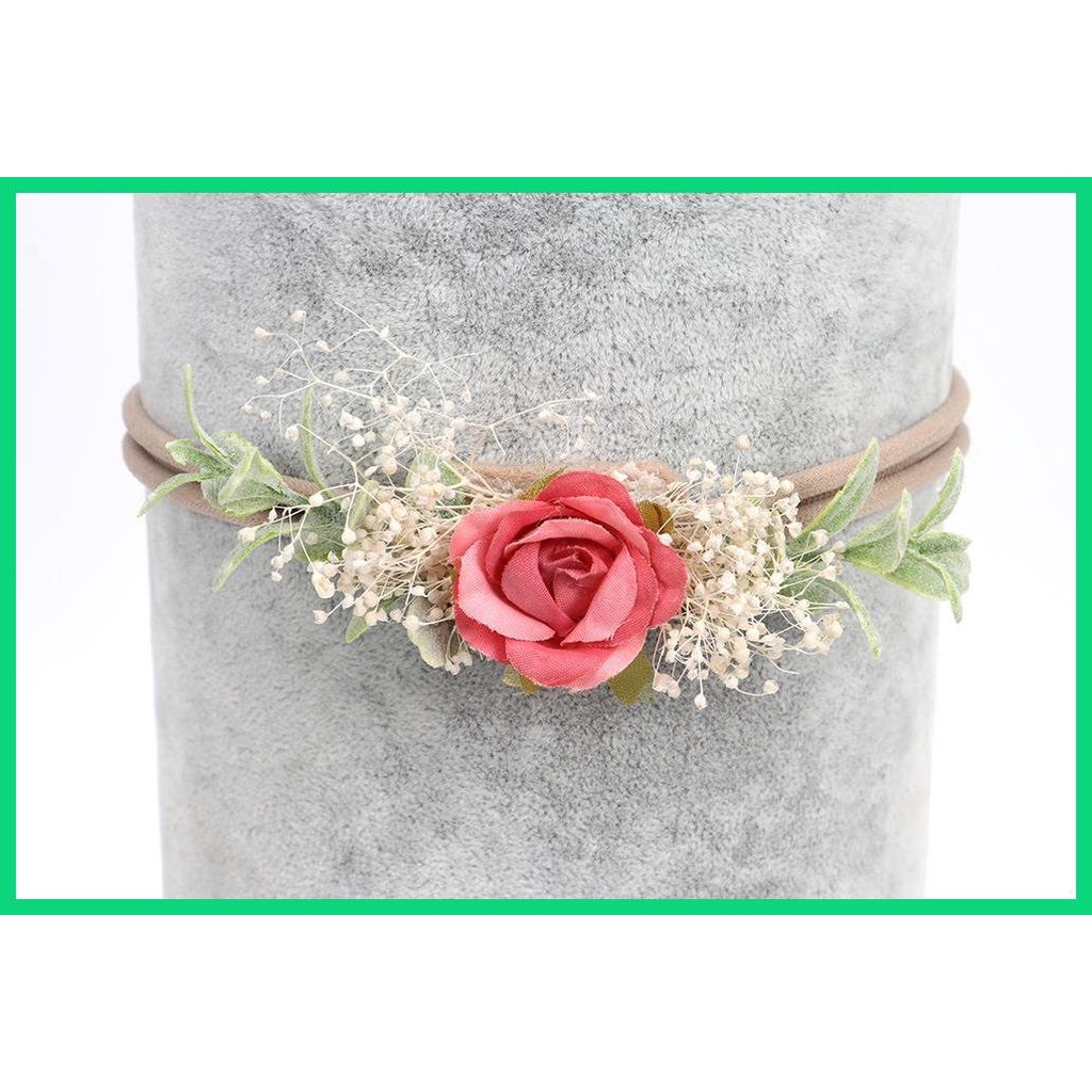 Dây Buộc Tóc nylon Hoa Dễ Thương Phong Cách Âu Mỹ Cho Bé Gái jiwvn