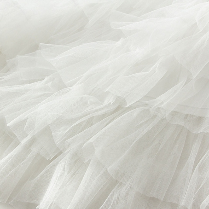 Chân Váy Midi Chữ A Lưng Cao Co Giãn Nhiều Lớp Màu Sắc Thời Trang Mùa Xuân Cho Nữ