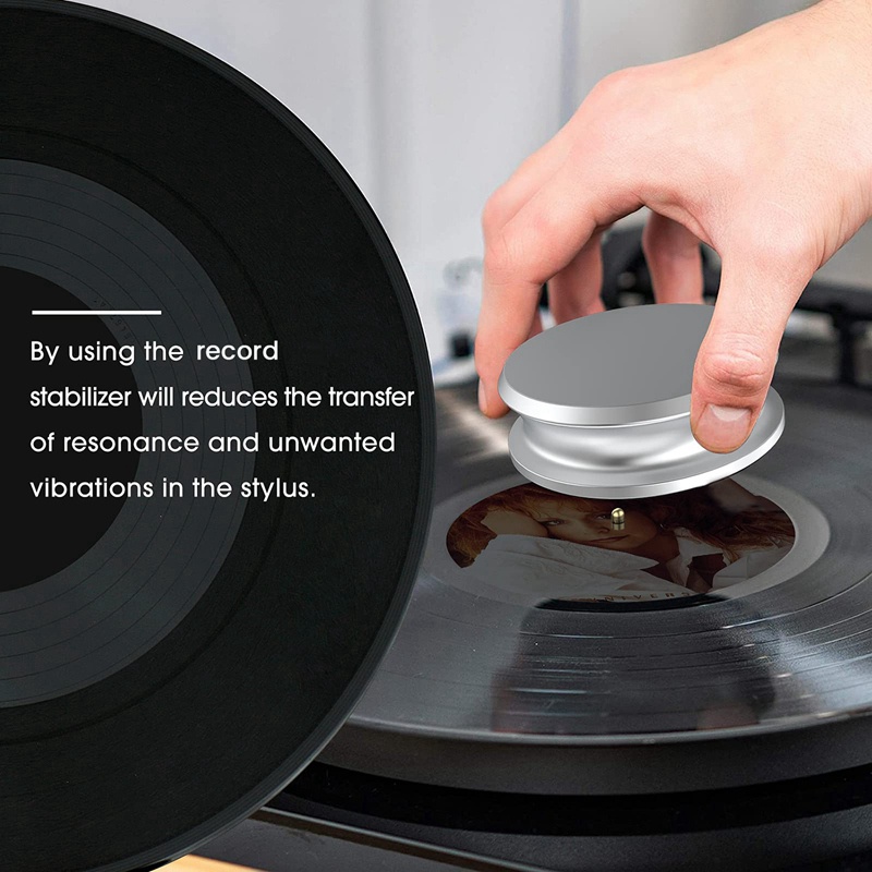 Kẹp Cân Bằng Đĩa Vinyl Bằng Nhôm Cho Máy Nghe Nhạc Quay Đĩa