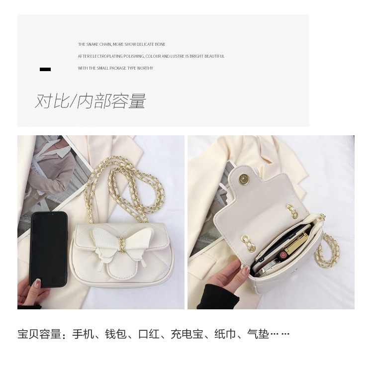 Túi Xách Dây Xích Đeo Vai Thiết Kế Mới Cao Cấp Thời Trang Dành Cho Nữ