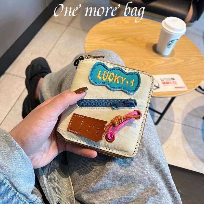 Ví Đựng Thẻ Dáng Ngắn Có Khóa Kéo Và Nhiều Ngăn Đựng Thẻ Phong Cách Hàn Quốc Giá Đỡ