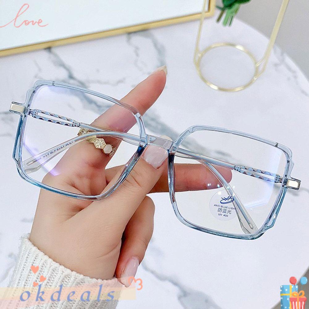 Mắt Kính Gọng Siêu Nhẹ Chống Ánh Sáng Xanh Thiết Kế Nhỏ Gọn Tiện Dụng Cho Văn