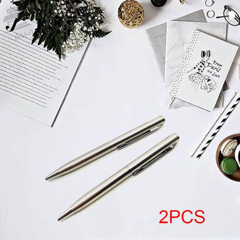 Bút Bi AUGUSTINA 2 Cái|Hộp Bút In Hình Xinh Xắn Tiện Dụng