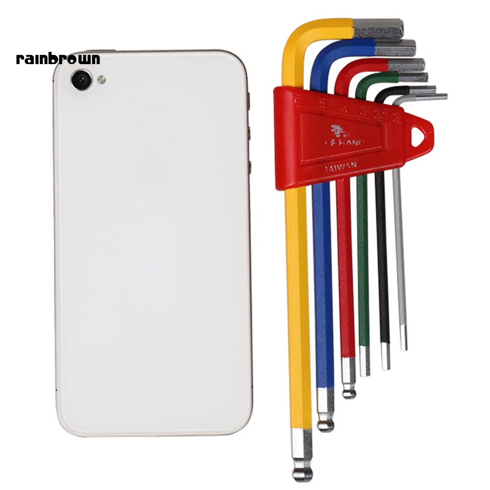 Bộ 6 Cờ Lê Lục Giác Nhiều Màu Sắc Sửa Chữa Xe Đạp