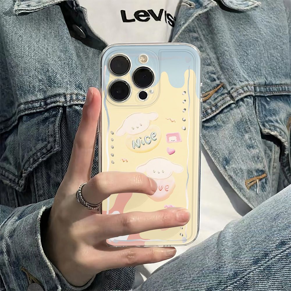 ✅Ốp Điện Thoại Mềm Chống Sốc In Hình Chú Chó Cinnamon Cho Iphone 14Pro 6 11 1278 13max 6LTH