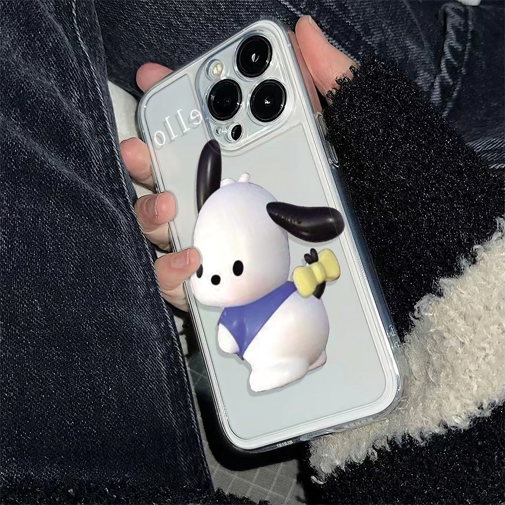 ✅Ốp Điện Thoại Mềm Chống Sốc Hình Chú Chó Pacha 6In HKT0 1314pro max7811iPhone12