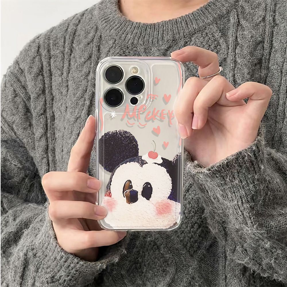 ✅Ốp Điện Thoại Mềm Chống Sốc In Hình Mickey Cho Iphone 13max14pro 1178plus 12 6In ZE5U