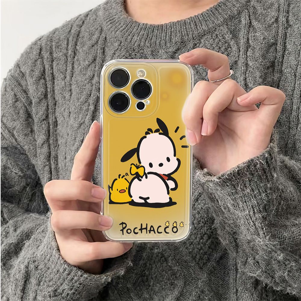 ✅Ốp Điện Thoại Mềm Chống Sốc Họa Tiết Cún Pacha 6In Đơn Giản Cho Apple Iphone plusmax11 1278 13 14pro QGGZ