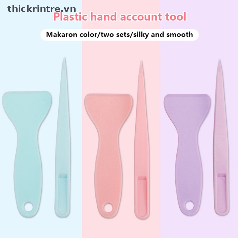 1 Bộ Nhíp Gắp Giấy Dán Bằng Nhựa Dễ Thương Trang Trí Sổ Tay