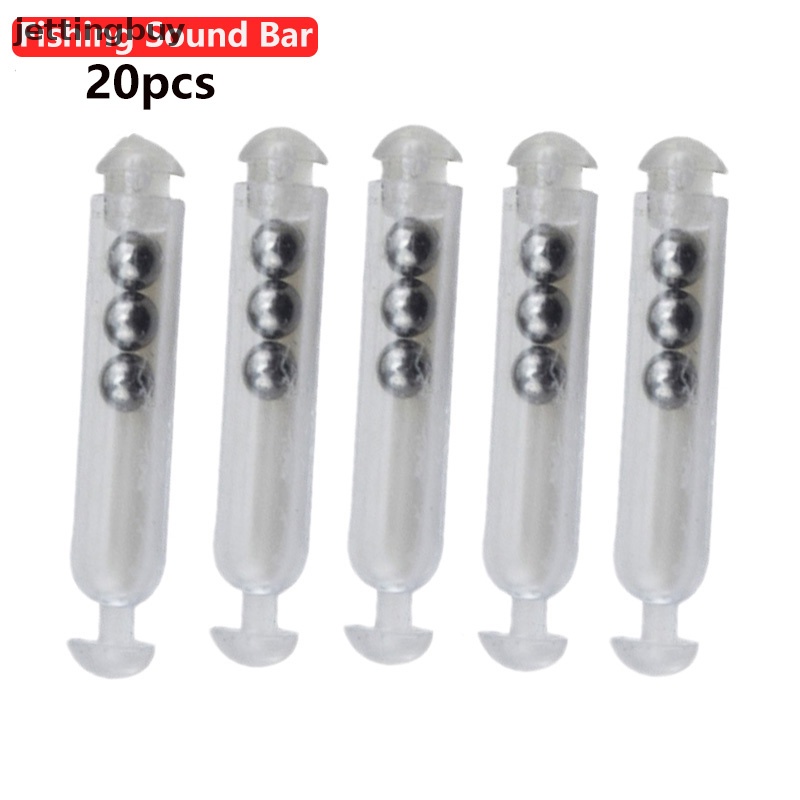 Bộ 20 Ống Nhựa Lục Giác Dạng Con Sâu Mềm Gắn Mồi Câu Cá