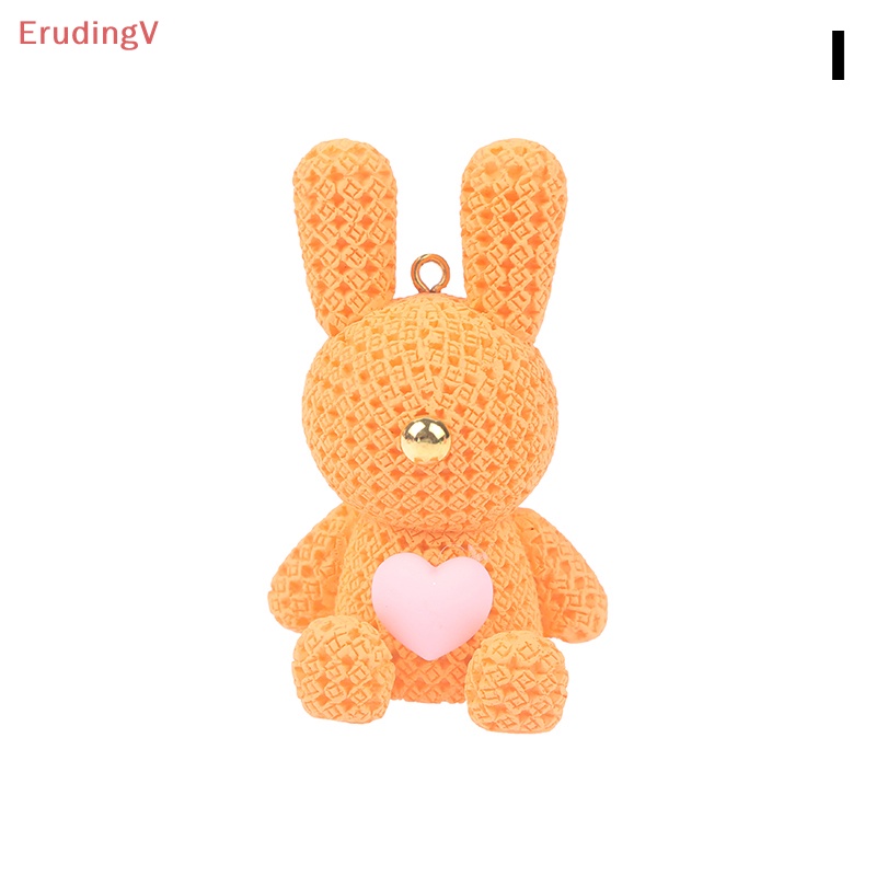 [ErudingV] 1 Móc Khóa / Móc Khóa / Búp Bê Thỏ Tình Yêu DIY Để Bàn Trang Trí [Mới]