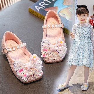 Giày Búp Bê Công Chúa Elsa Đế Siêu Mềm Thời Trang Mùa Hè Cho Bé Gái