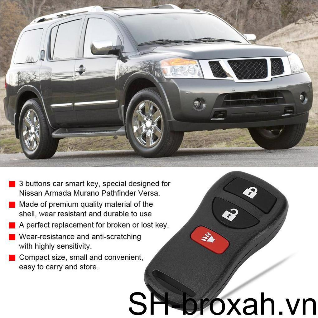 Vỏ Chìa Khóa Điều Khiển Từ Xa 3 Nút Bằng Đồng Thau Cho Xe