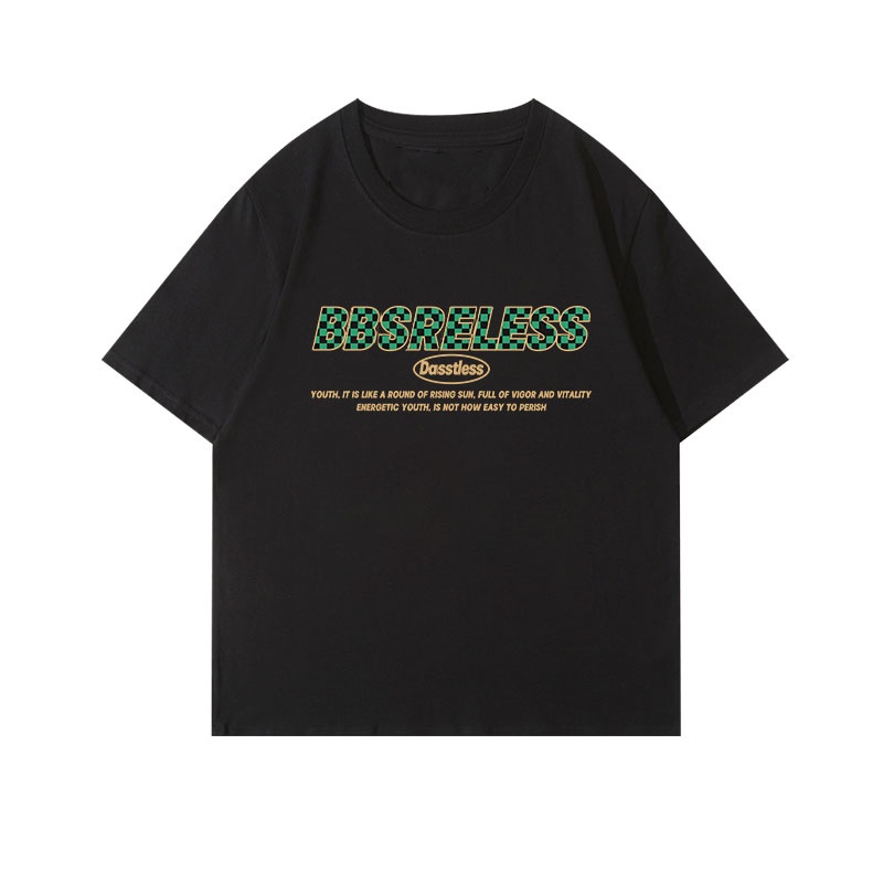 NRVP Áo Thun 100% Cotton Tay Ngắn Phong Cách Hàn Quốc Mới