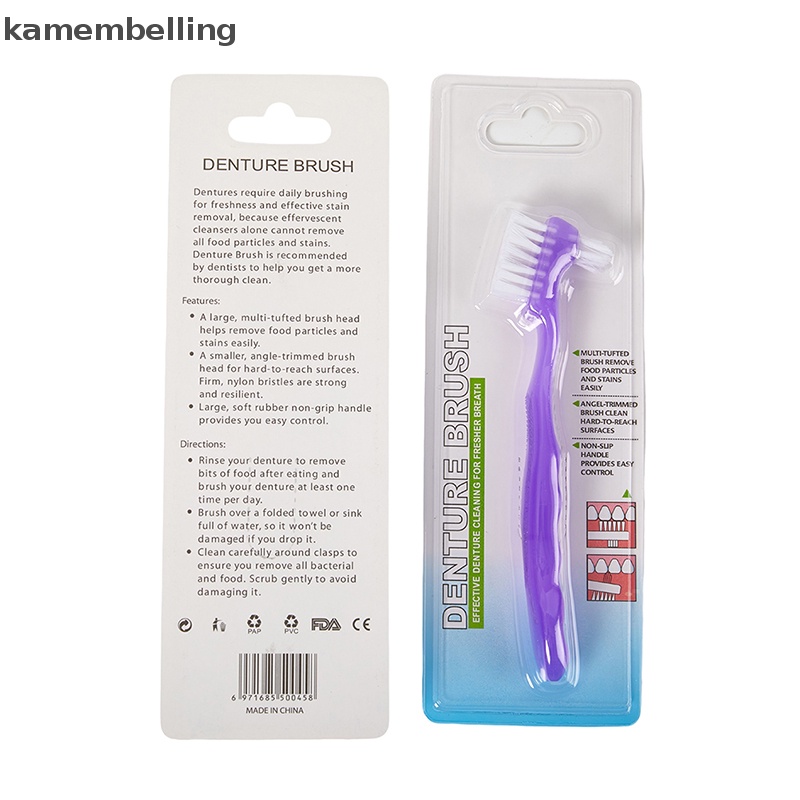 Kamembelling Bàn Chải Vệ Sinh Lông Cứng Với Tay Cầm Bằng Nhựa Tiện Dụng Cho Nam Và Nữ