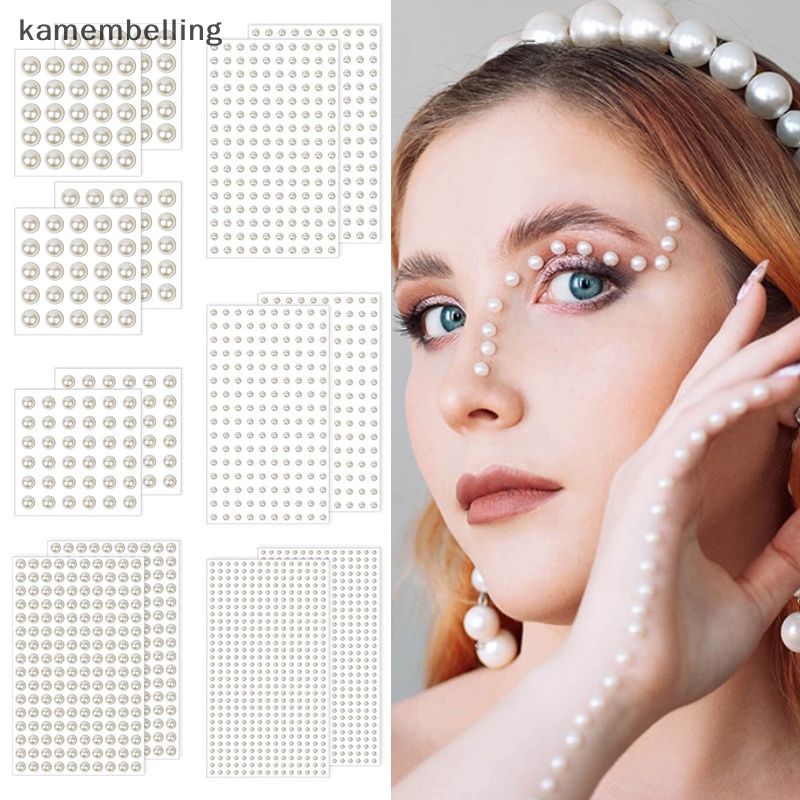 Kim Cương Giả 3D Tự Dính 3mm / 4mm / 5mm / 6mm Trang Điểm Mặt / Lông Mày / Cơ Thể