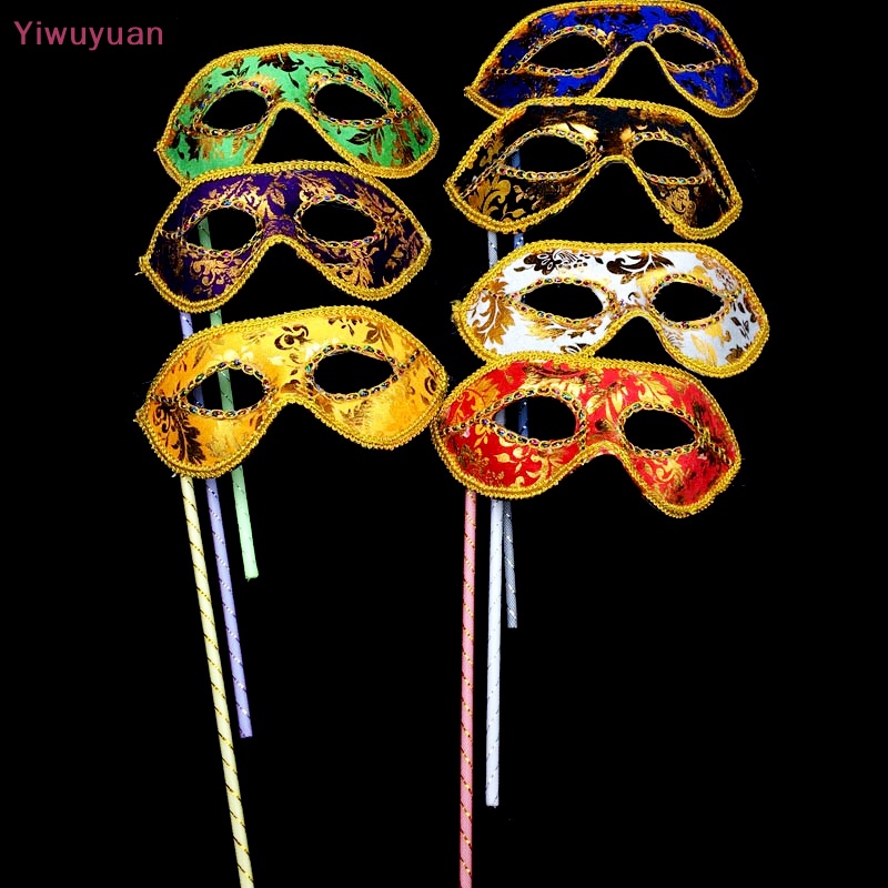 < Yiwuyuan > Mặt Nạ Hóa Trang Tiệc Cưới Cầm Tay Kiểu Mới
