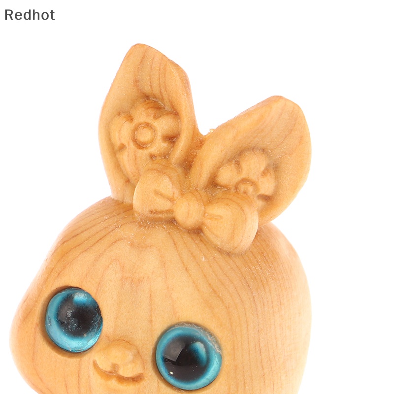 < Redhot > Mặt Dây Treo Trang Trí Túi Xách / Xe Hơi Thủ Công Hình Thỏ Tifu Mini Bằng Gỗ Khắc Thủ Công Dễ Thương Thích Hợp Làm Quà Tặng Cho Bé