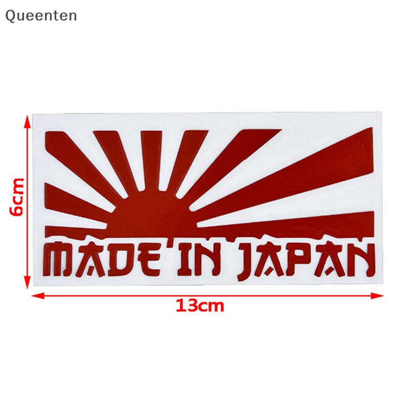 Sticker Vinyl IN Chữ Queenten MADE IN JAPAN Dán Trang Trí Xe Hơi Qtt