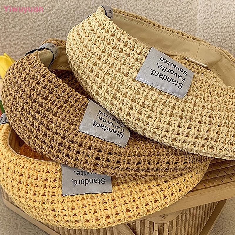 < Yiwuyuan > Mũ Beret Màu Trơn Phong Cách Họa Sĩ Vintage Thời Trang Xuân Hè Mới Cho Nam Và Nữ