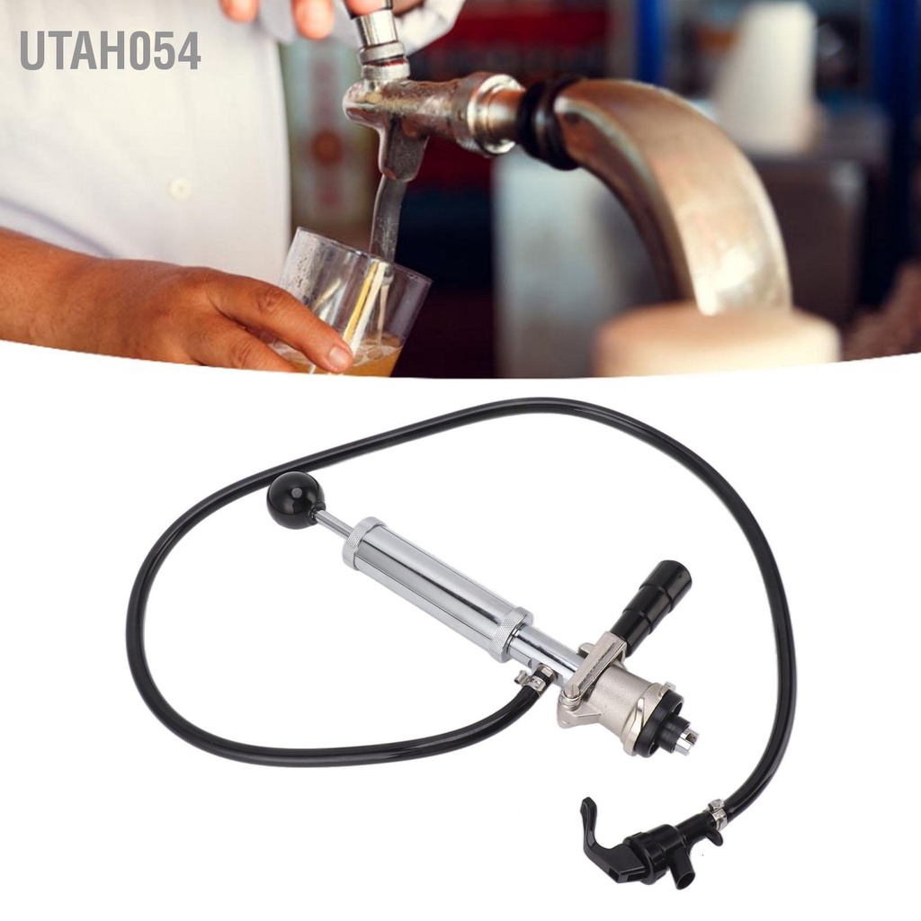 Utah054 Khui Bia Bơm 4Inch Thép Không Gỉ Keg Tập Tay Dã Ngoại Bộ Homebrew Thanh Nhà Hàng đám Cưới