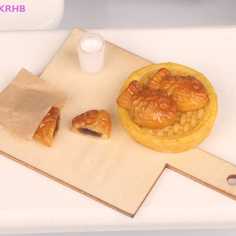 1 Set Mô Hình Thức Ăn Nhanh Trang Trí Nhà Búp Bê Tỷ Lệ 1: 12 Mới