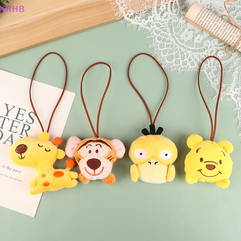 Nhãn Dán Trang Trí Túi Xách / Móc Khóa Chống Thất Lạc Hình Thú Nhồi Bông Dễ Thương Mới