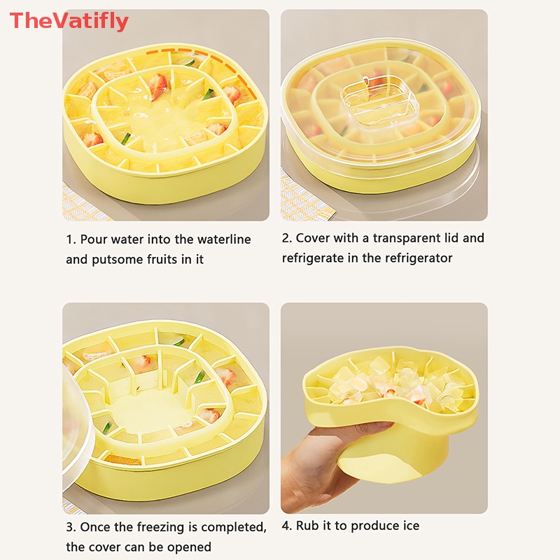 Xô Đựng Đá Bằng Silicone Gọn Nhẹ Dễ Vệ Sinh