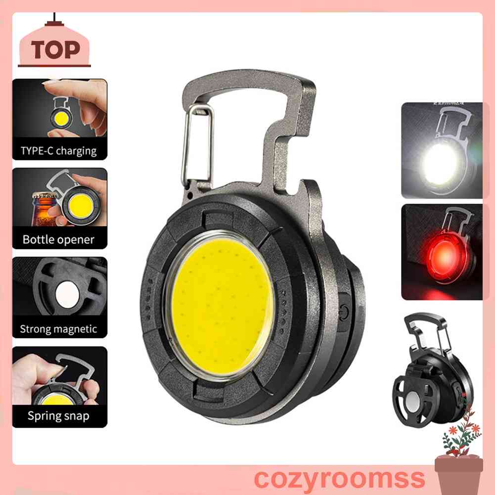 Đèn Pin Mini Chống Thấm Nước Sạc USB Loại C 500mAh