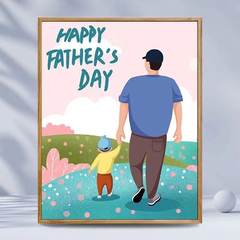 Bộ Tranh Đính Đá Tự Làm Toàn Diện Phù Hợp Làm Quà Cho Ngày Của Cha