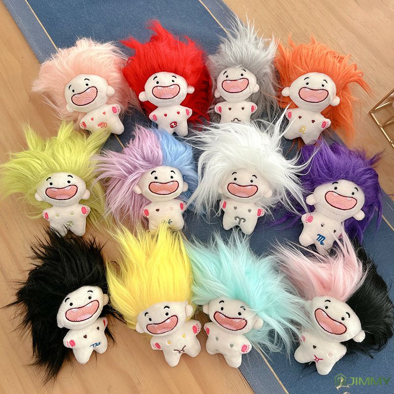 Búp Bê Nhồi Bông Cotton 10CM Hình 12 Cung Hoàng Đạo Có Răng Dễ Thương