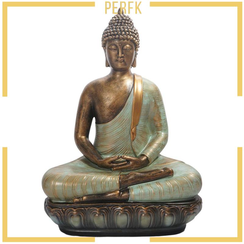 Tượng Phật Ngồi Kết Cấu Bằng Đồng Dùng Trang Trí Trong Nhà