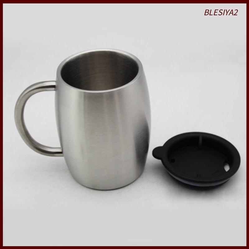 Cốc Cà Phê Bằng Thép Không Gỉ Cách Nhiệt Hai Lớp