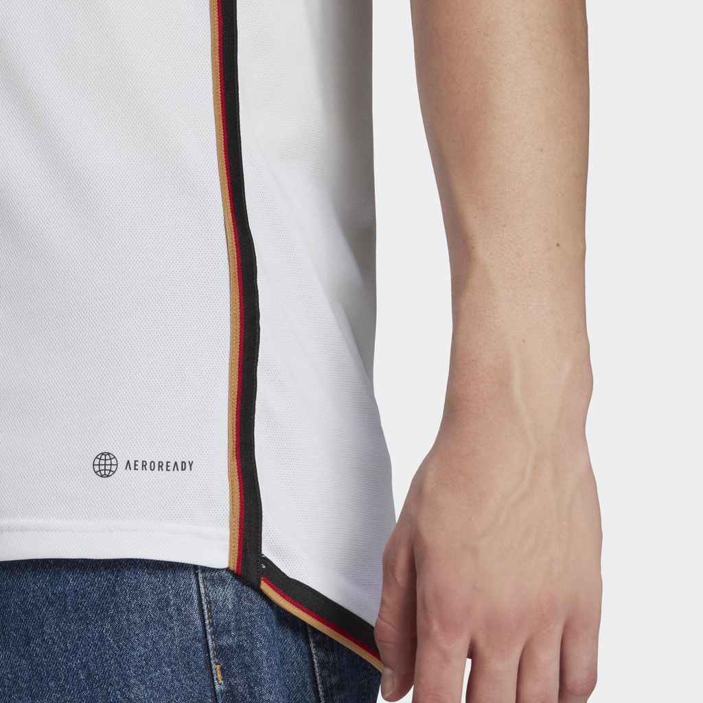 adidas Bóng đá Áo Đấu Sân Nhà Đội Tuyển Đức 22 Nam trắng HJ9606