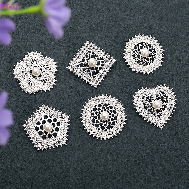 {Ffsd} Ghim Cài Áo Hình Đa Giác Đính Đá Thời Trang Đơn Giản