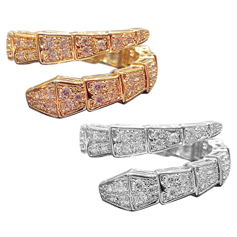 Margot INS Nhẫn Hở Hình Rắn Tinh Tế Thời Trang Hàn Quốc Cho Nữ