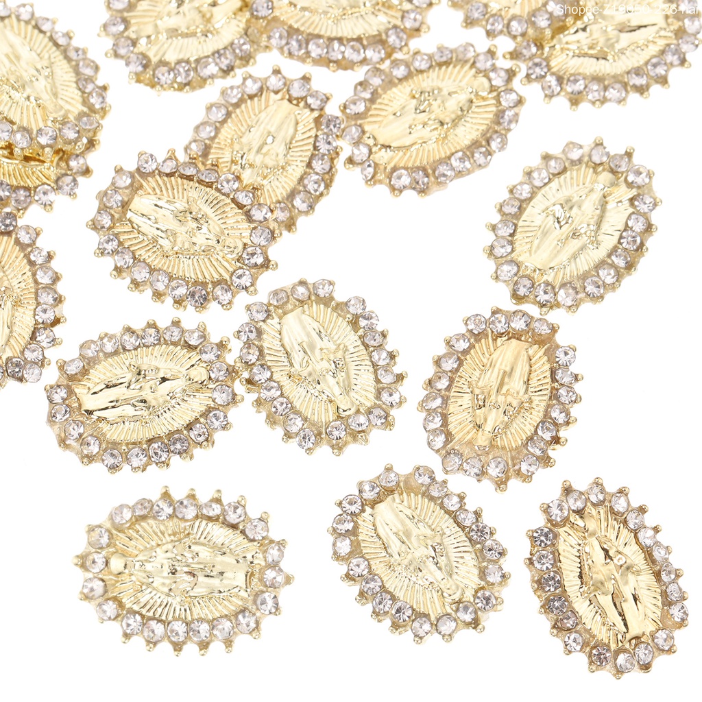 Bộ 20 HạT ĐíNh Trang Trí MóNg 1.1x0.9cm