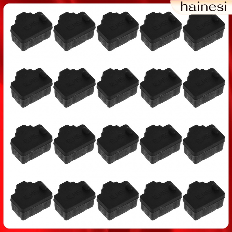 Set 20 Nắp Silicone Đậy Cổng Bộ Định Tuyến Rj45 Chống Bụi