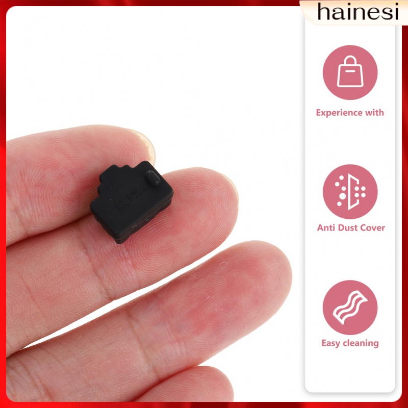 Set 20 Nắp Silicone Đậy Cổng Bộ Định Tuyến Rj45 Chống Bụi