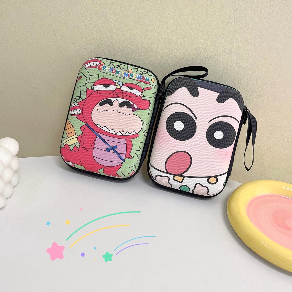 Túi Đựng Băng Vệ Sinh / Thẻ / Tai Nghe Mini Họa Tiết Hoạt Hình Phong Cách Hàn Quốc Cho Nữ